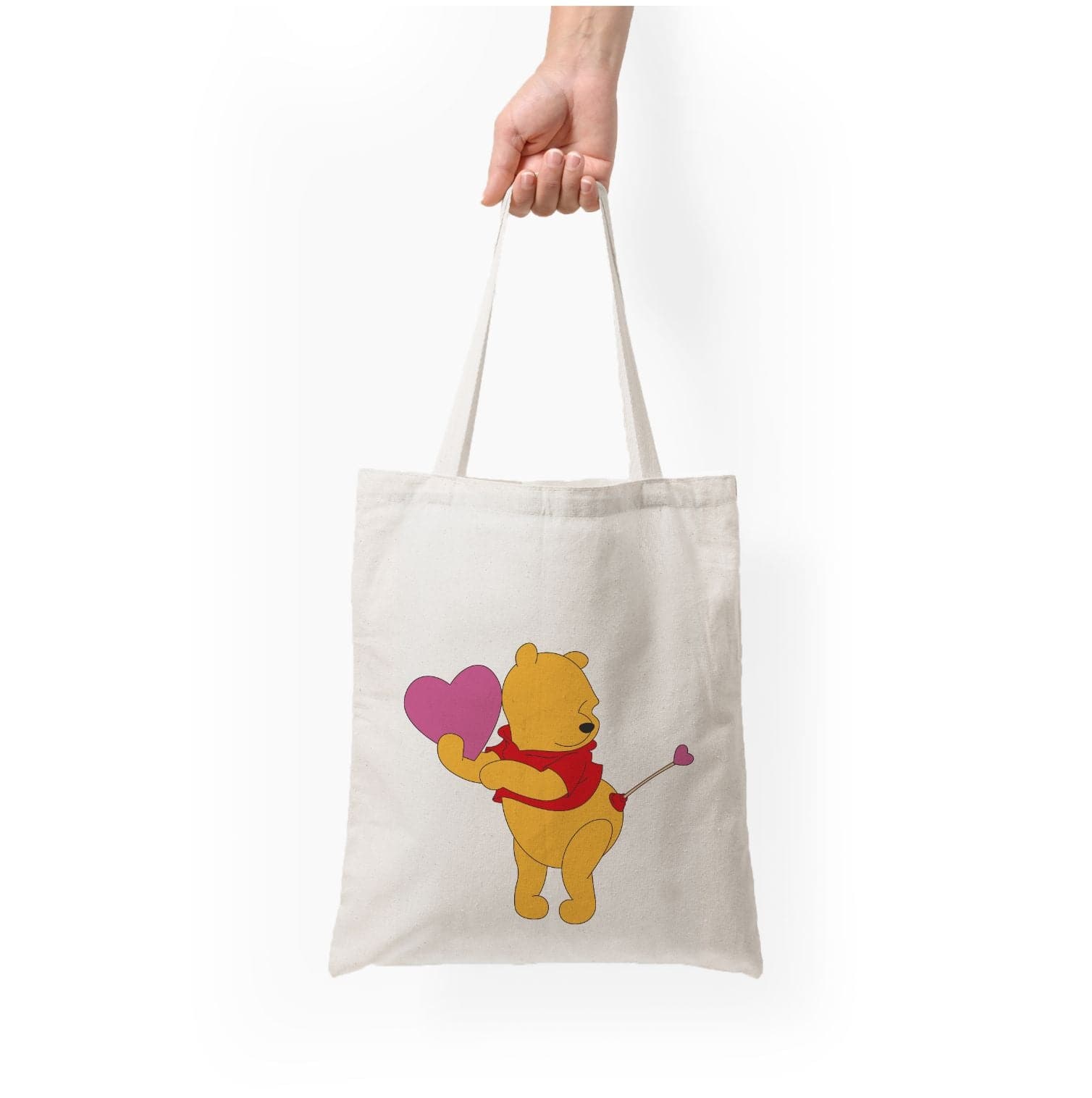 Cupid Pooh Valentine's Tote Bag