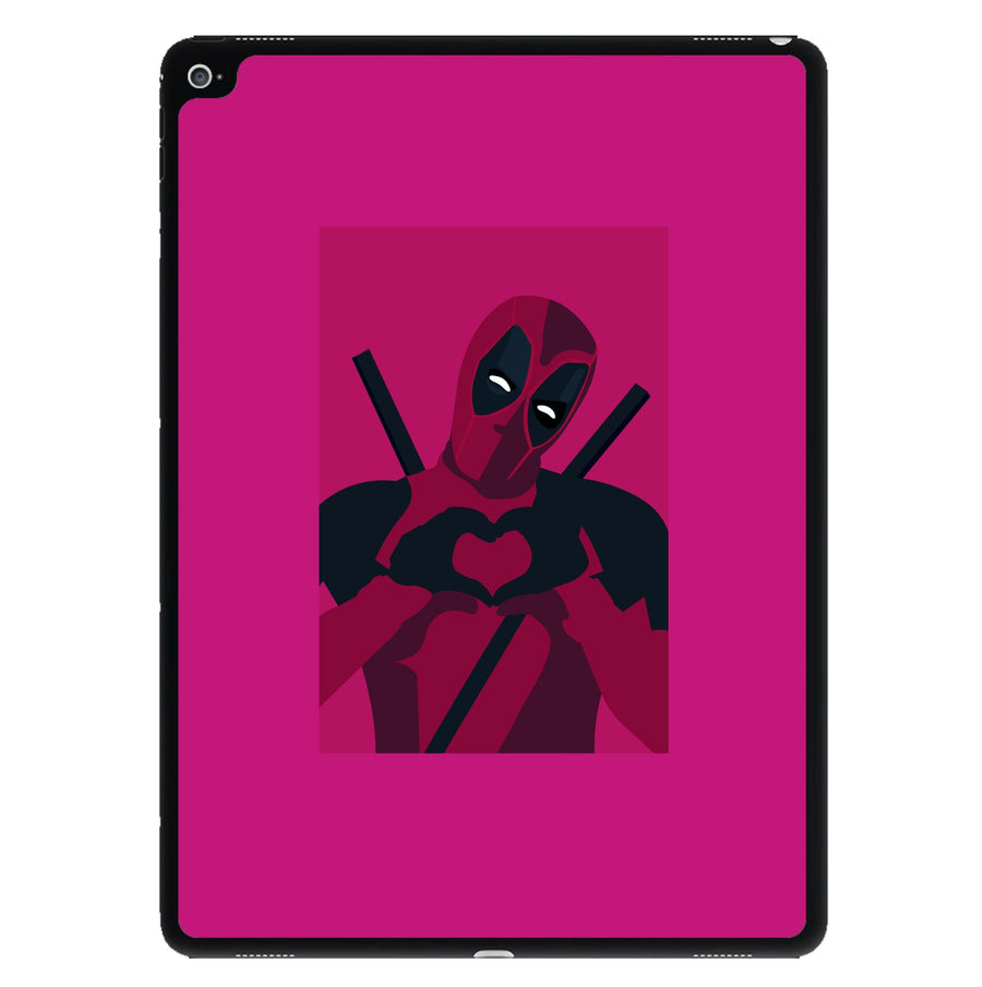 Deadpool heart - Marvel iPad Case