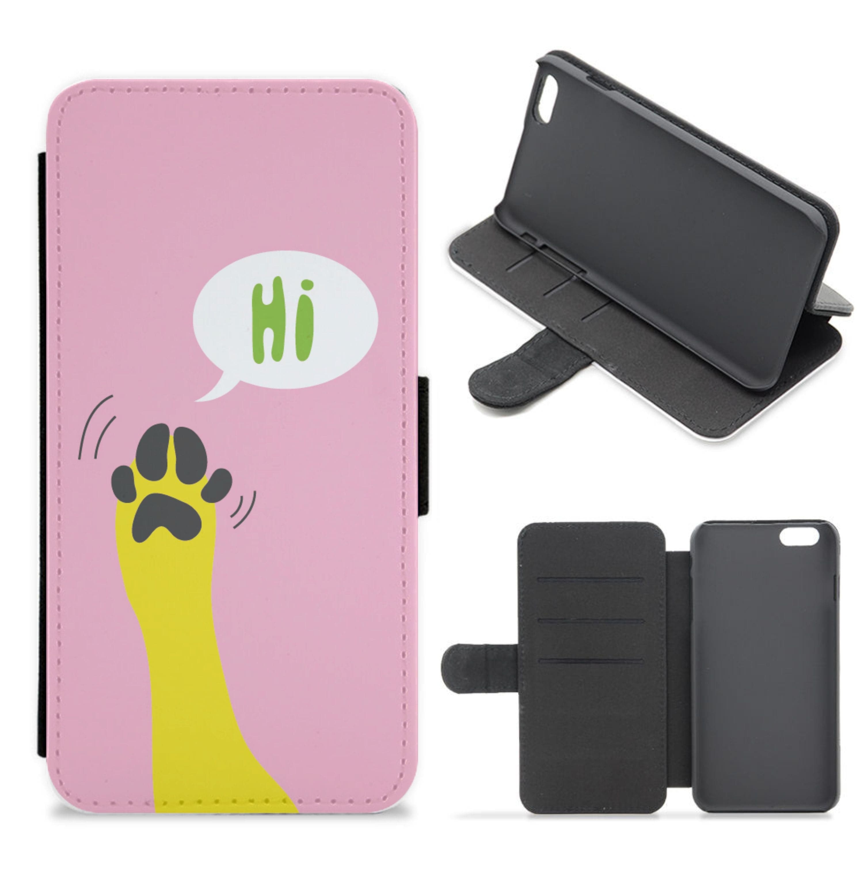 Hi - Dog Patterns Flip / Wallet Phone Case