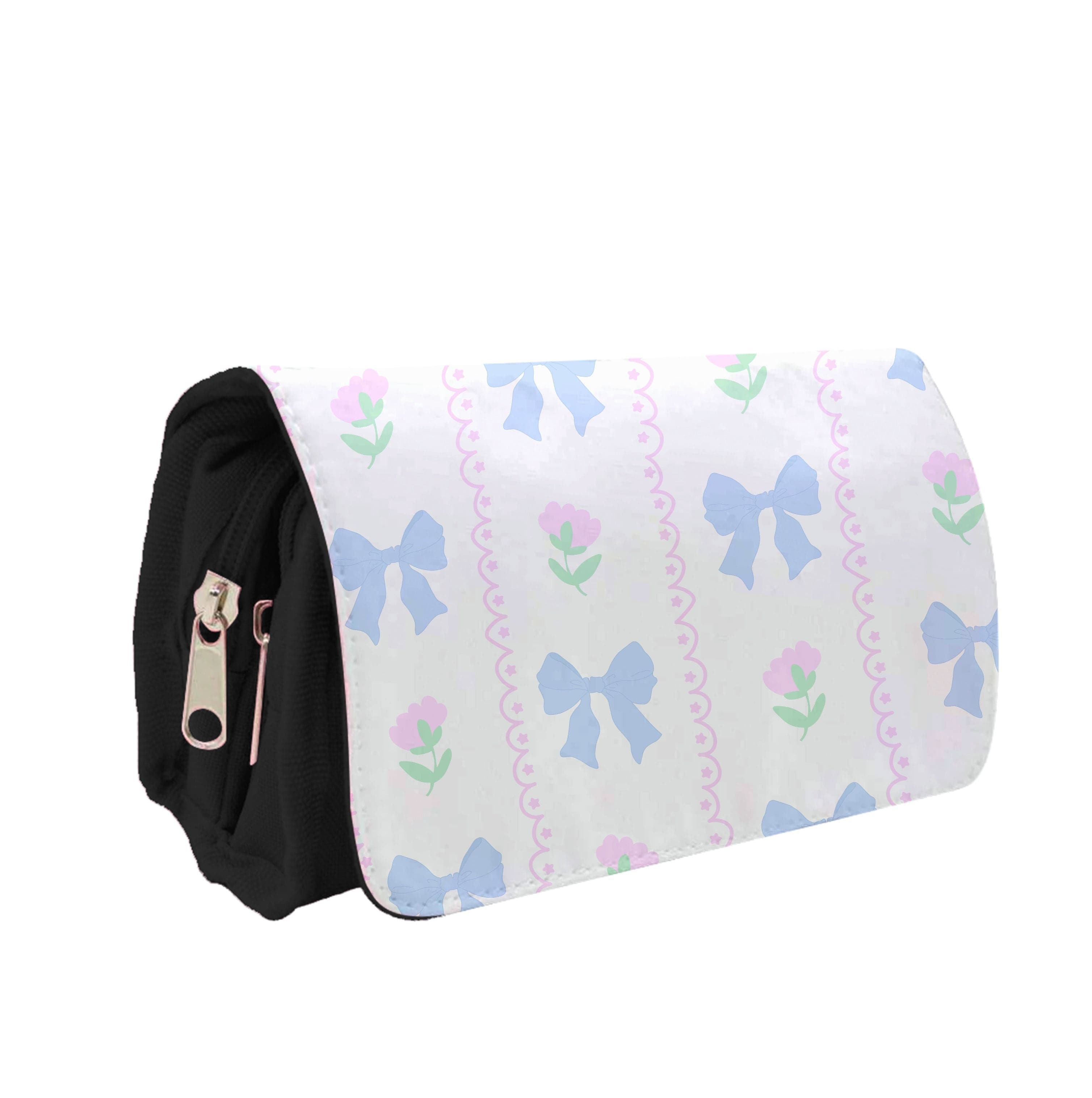 Pink Bows Pattern - Clean Girl Aesthetic Pencil Case