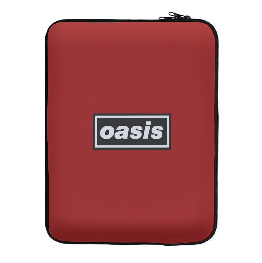 Band Name Red - Oasis Laptop Sleeve