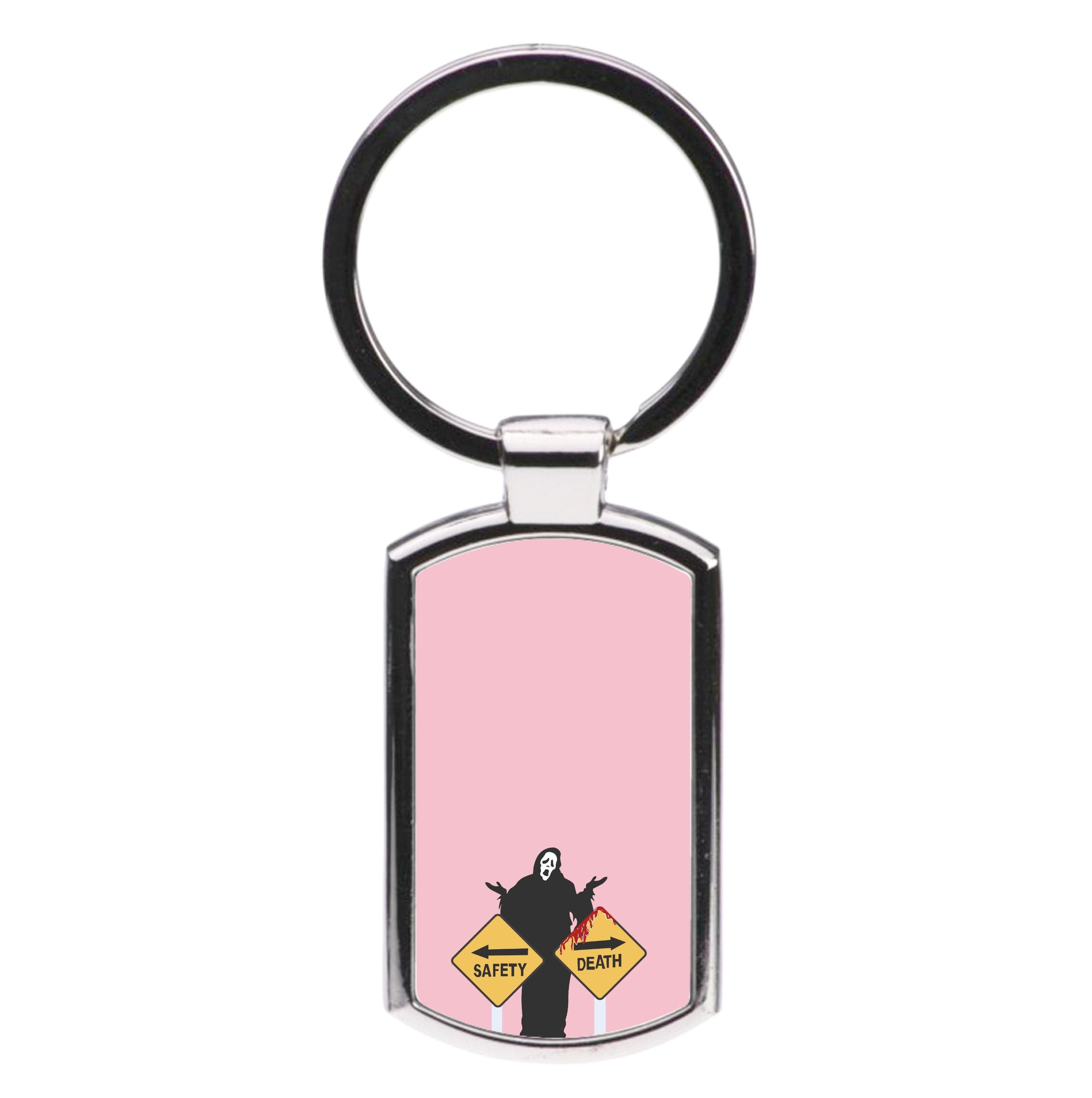 Safety Or Death - Scream Luxury Keyring