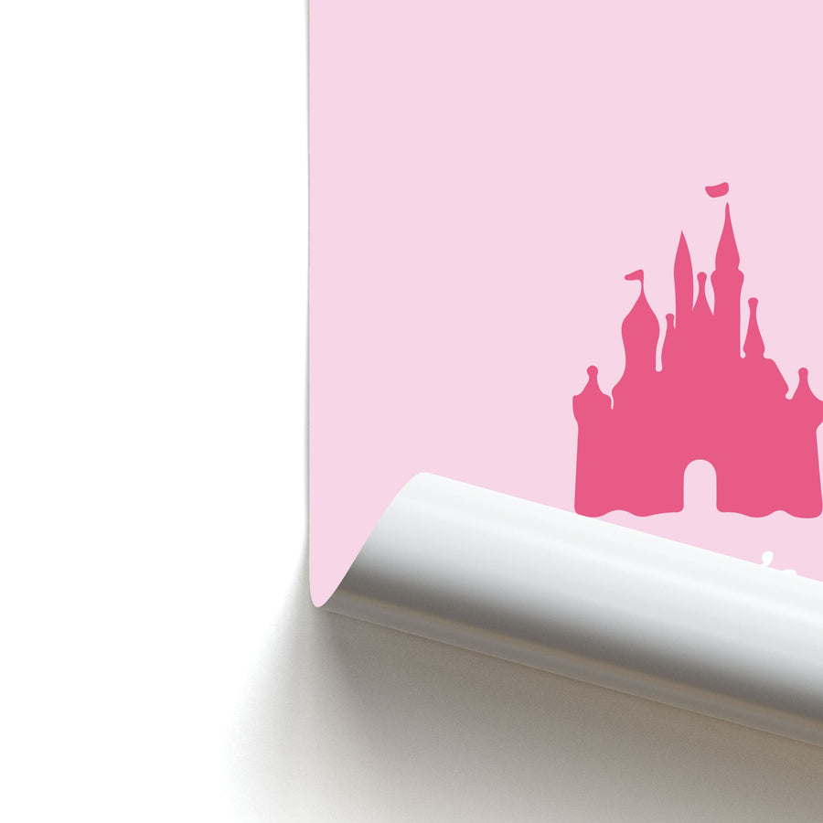 Disney Castle - Personalised Disney  Poster