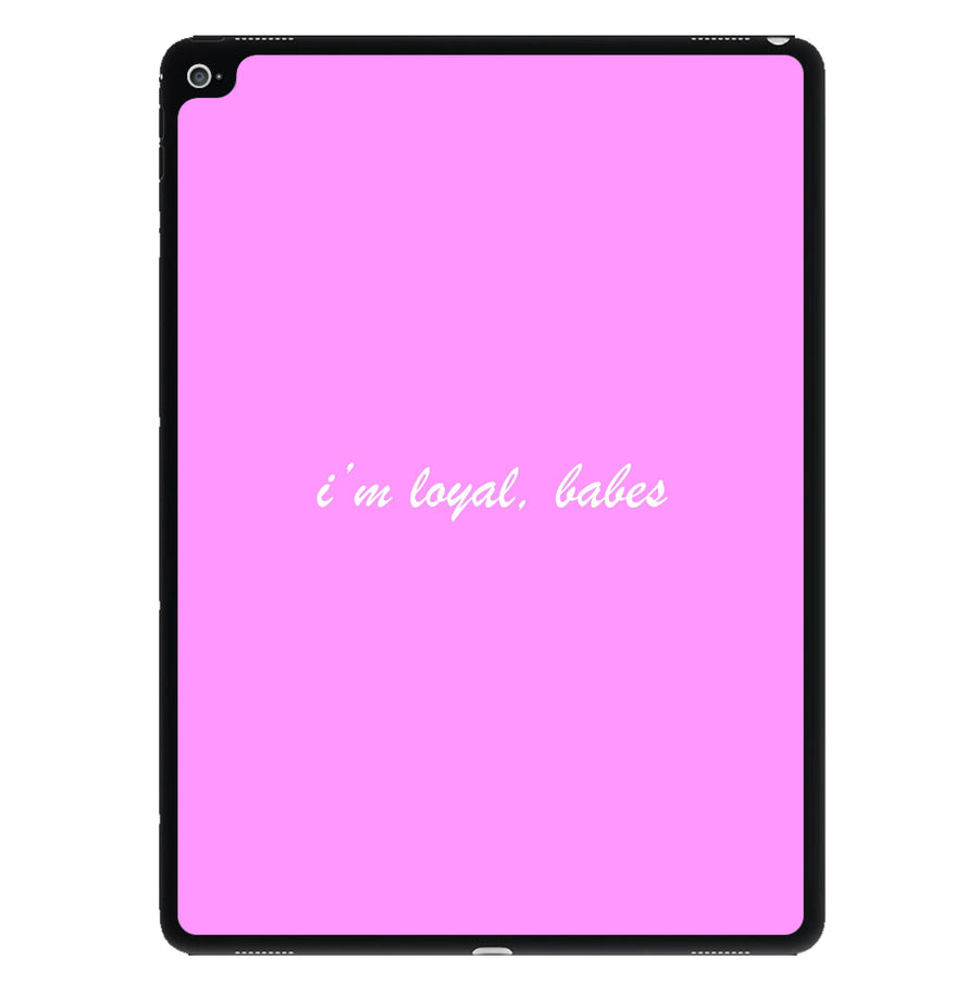 Im Loyal, Babe - Islanders iPad Case