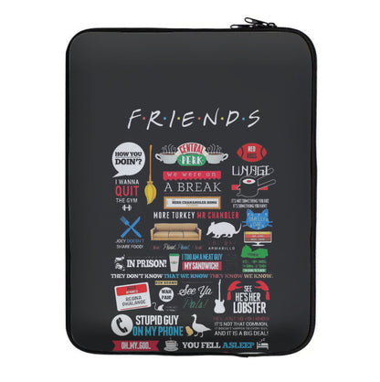 All The Quotes Laptop Sleeve