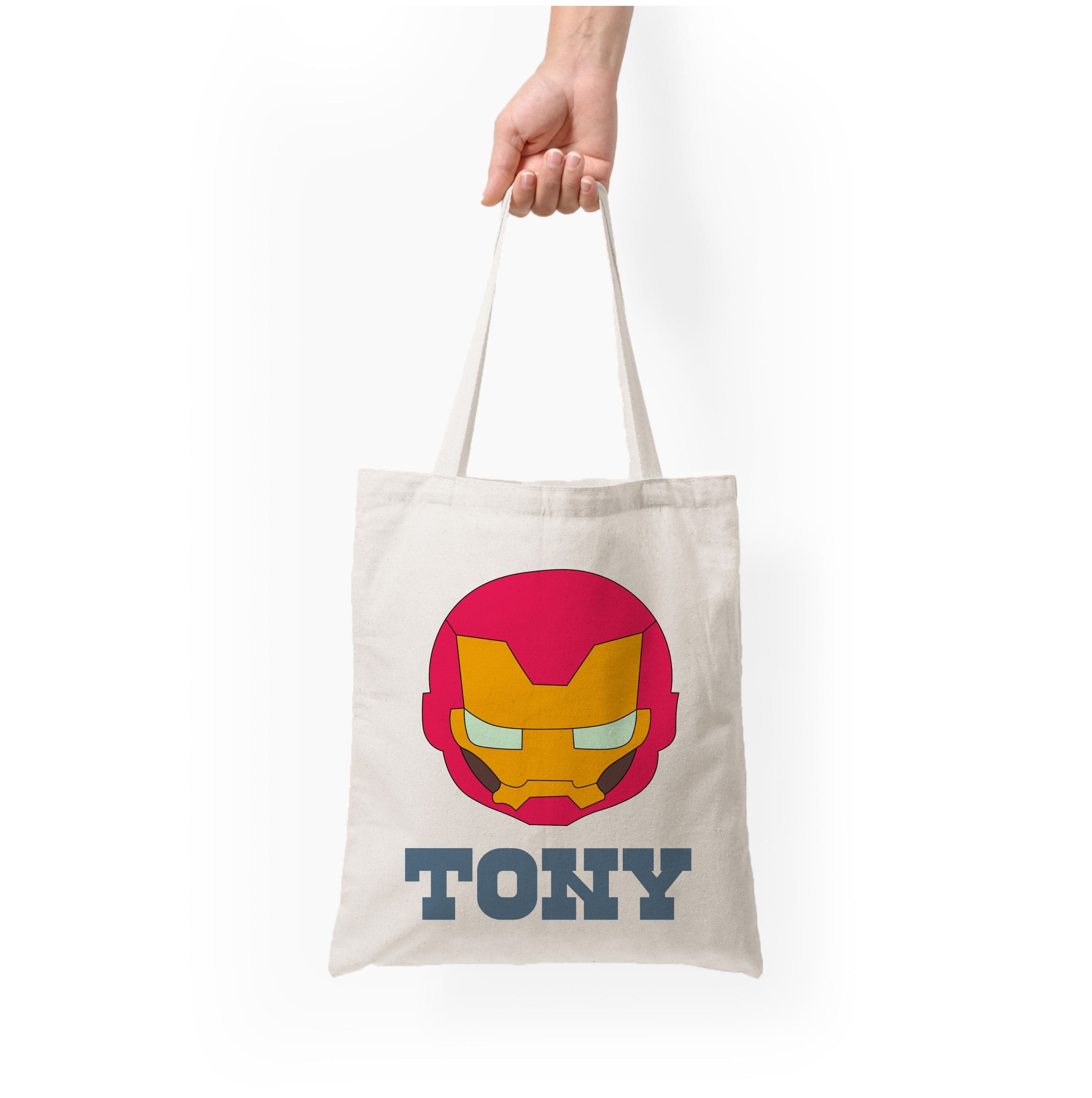 Iron Man - Personalised Superhero Comic Tote Bag