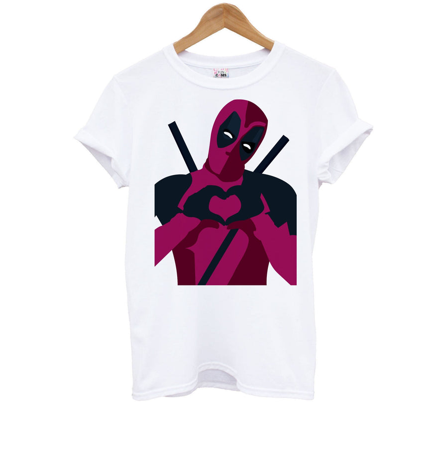 Deadpool heart - Marvel Kids T-Shirt