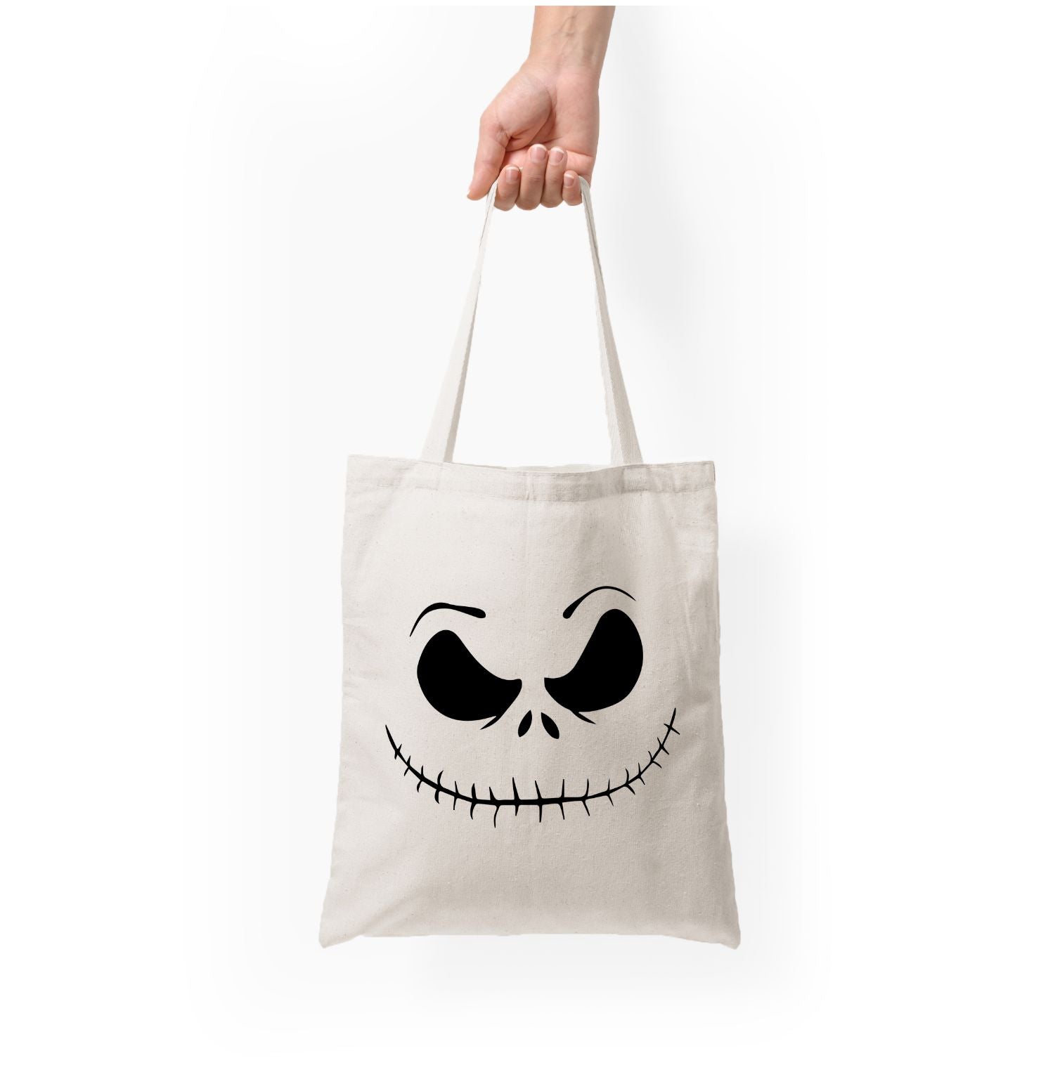 Pink Jack Skeleton Tote Bag