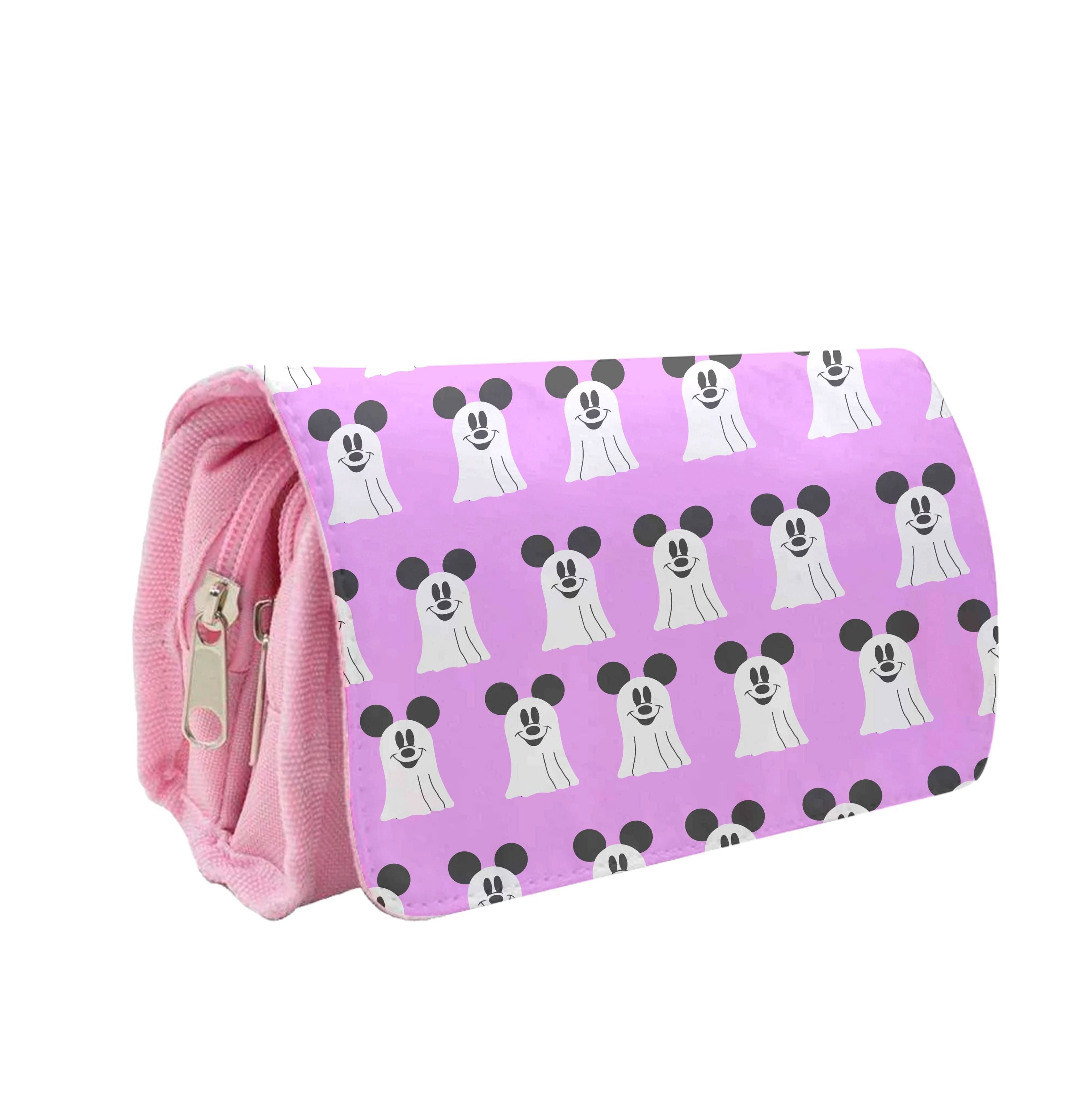 Mouse Ghost Pattern Halloween Pencil Case