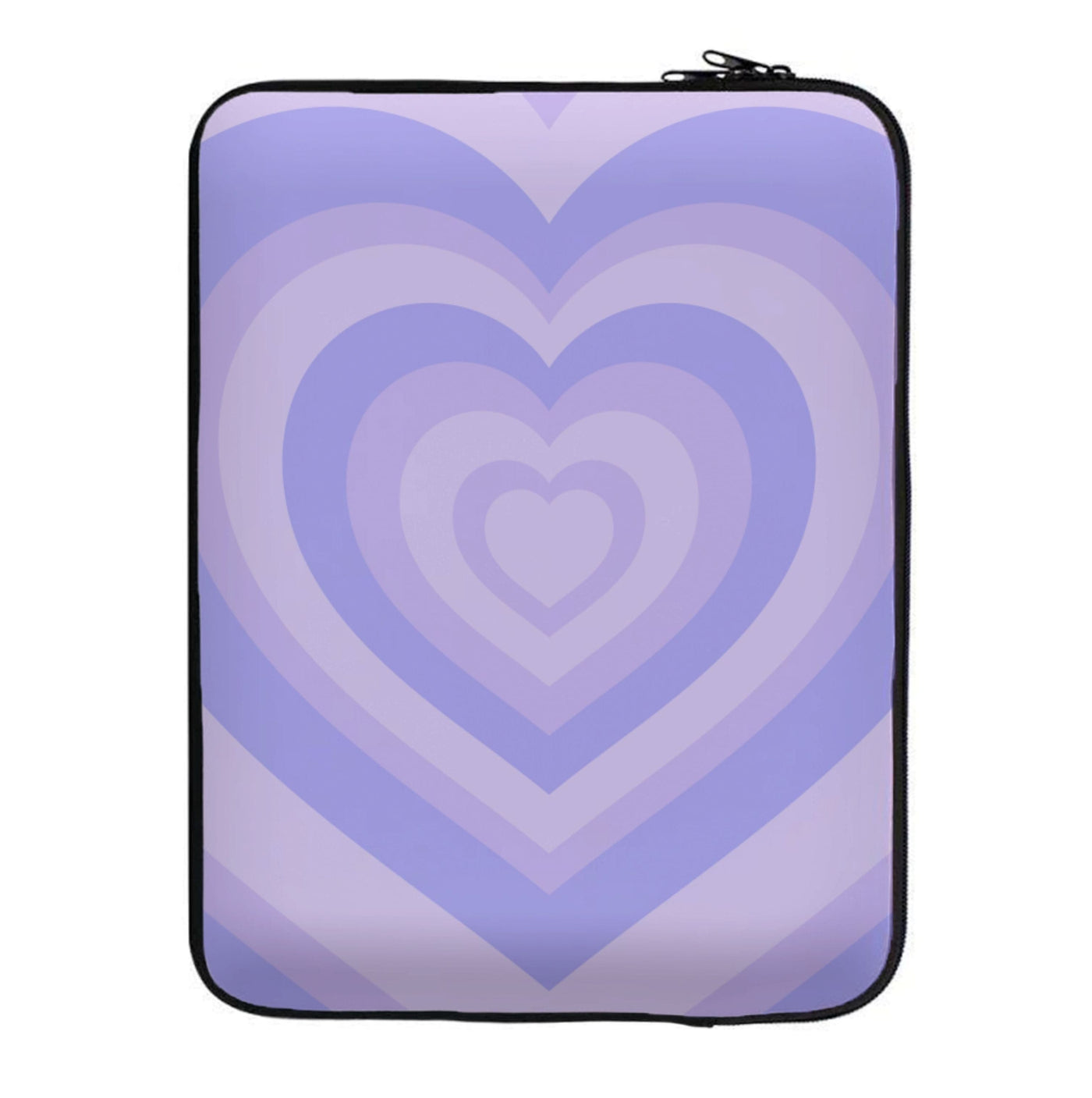 Purple - Colourful Hearts Laptop Sleeve
