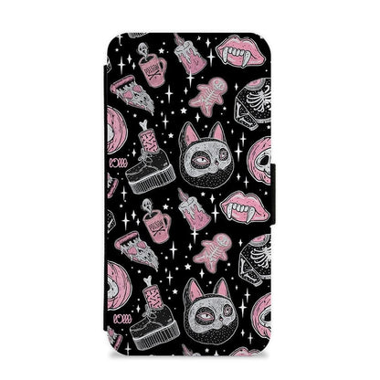 Spooks or Creeps Halloween Flip / Wallet Phone Case - Fun Cases