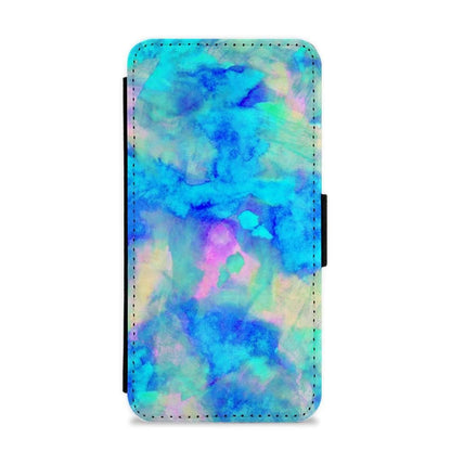 Electric Blue Flip / Wallet Phone Case - Fun Cases