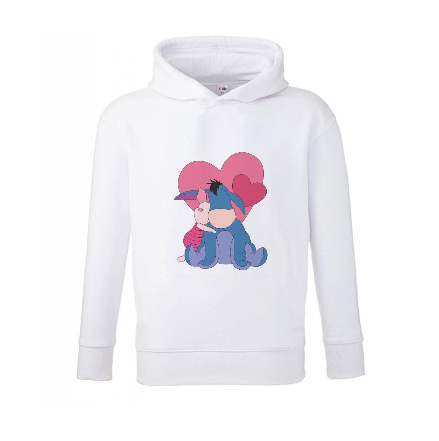 Donkey and Pig Valentine's Kids Hoodie