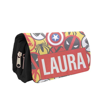 Collage - Personalised Superhero Comic Pencil Case