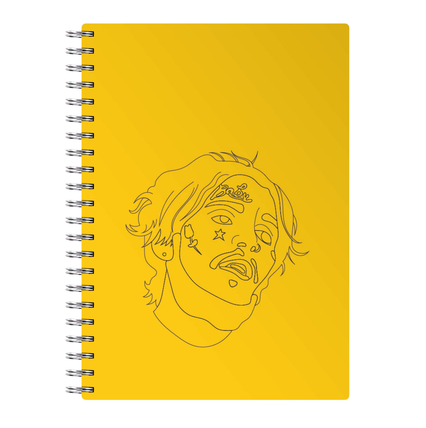 Lil Peep Outline Notebook