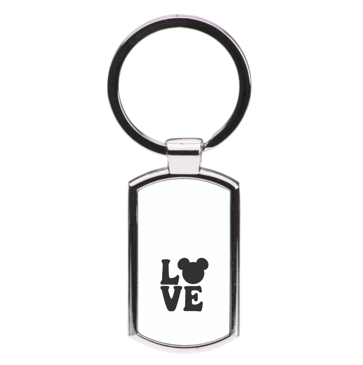 Mouse Love Valentine's Luxury Keyring