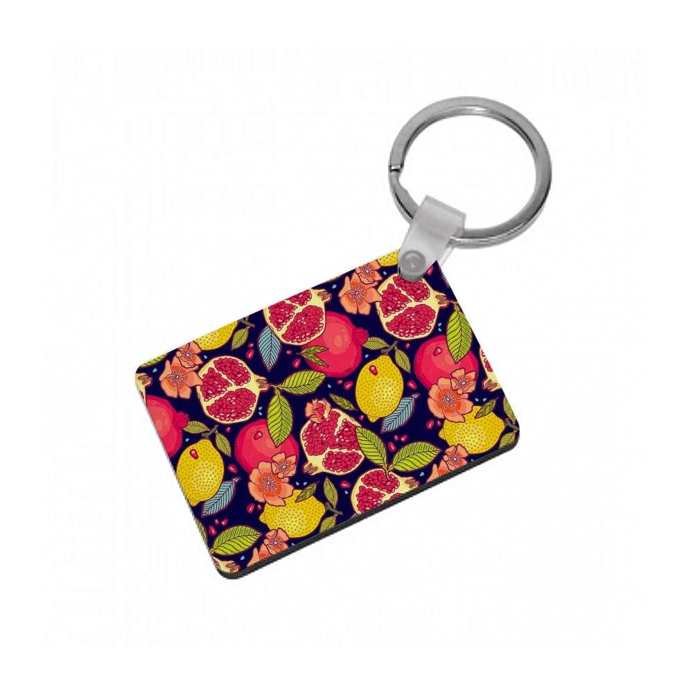 Tropical Garden Pattern Keyring - Fun Cases