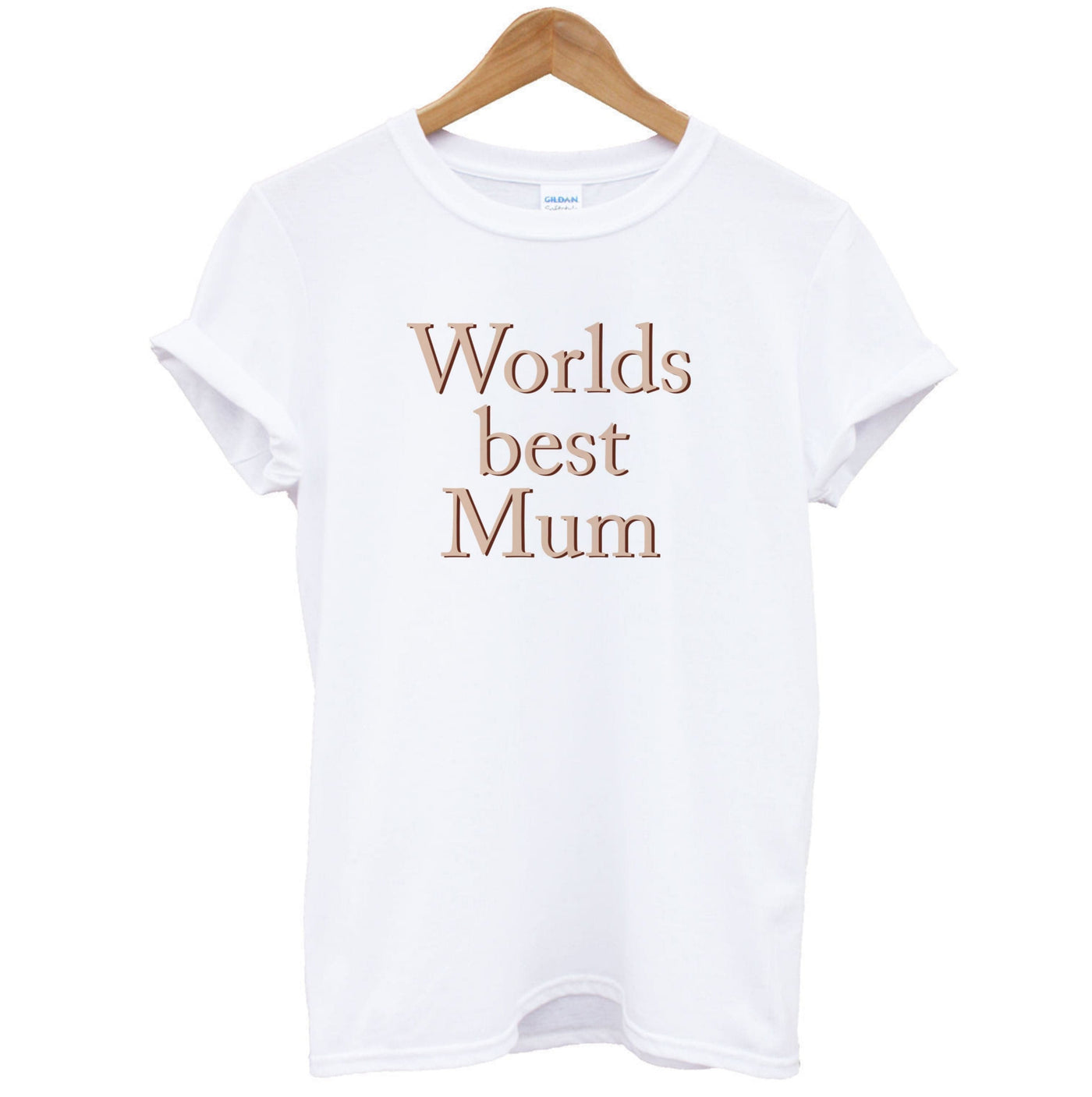 Worlds Best Mum - Floral Mother's Day T-Shirt