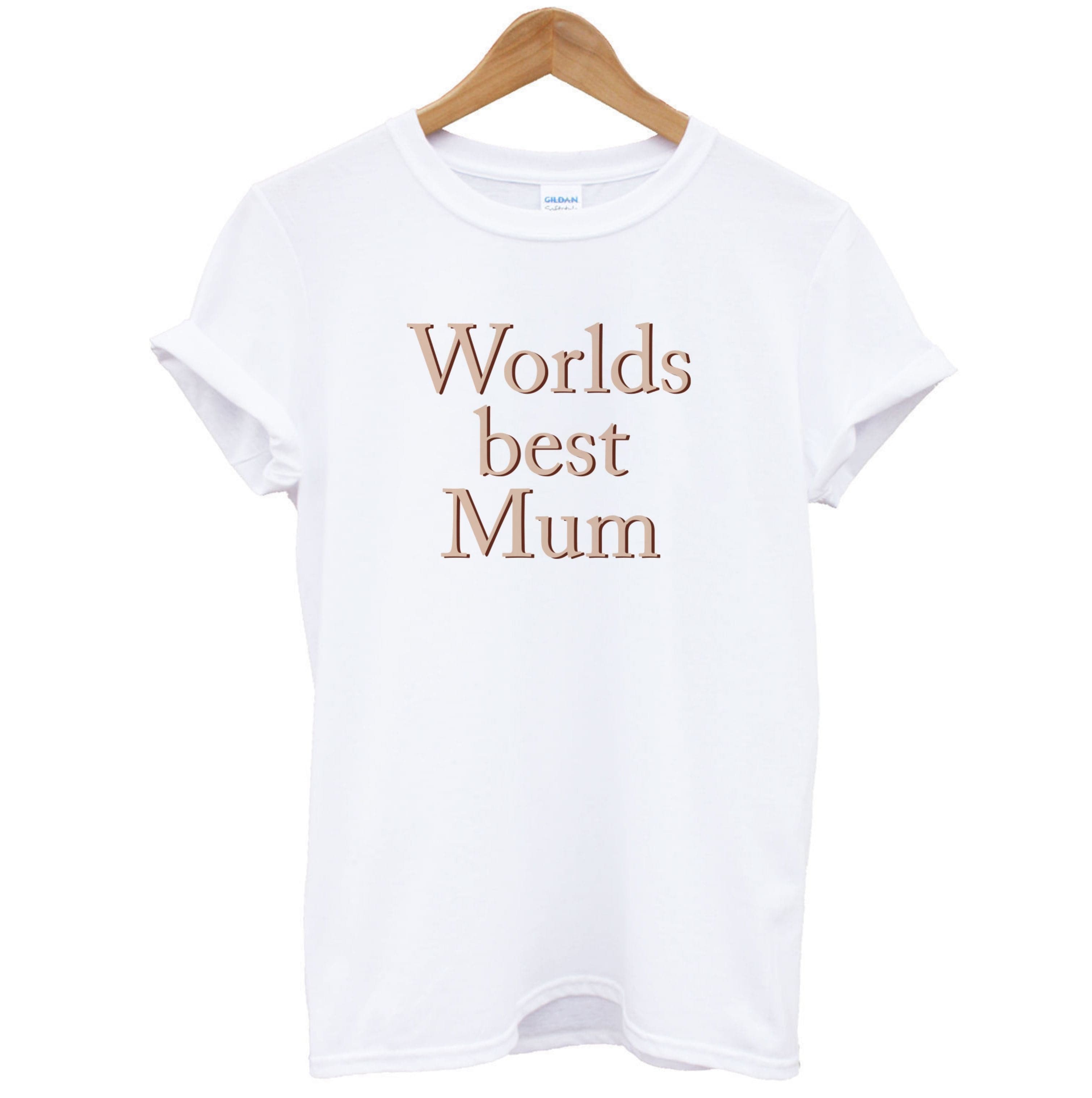 Worlds Best Mum - Floral Mother's Day T-Shirt