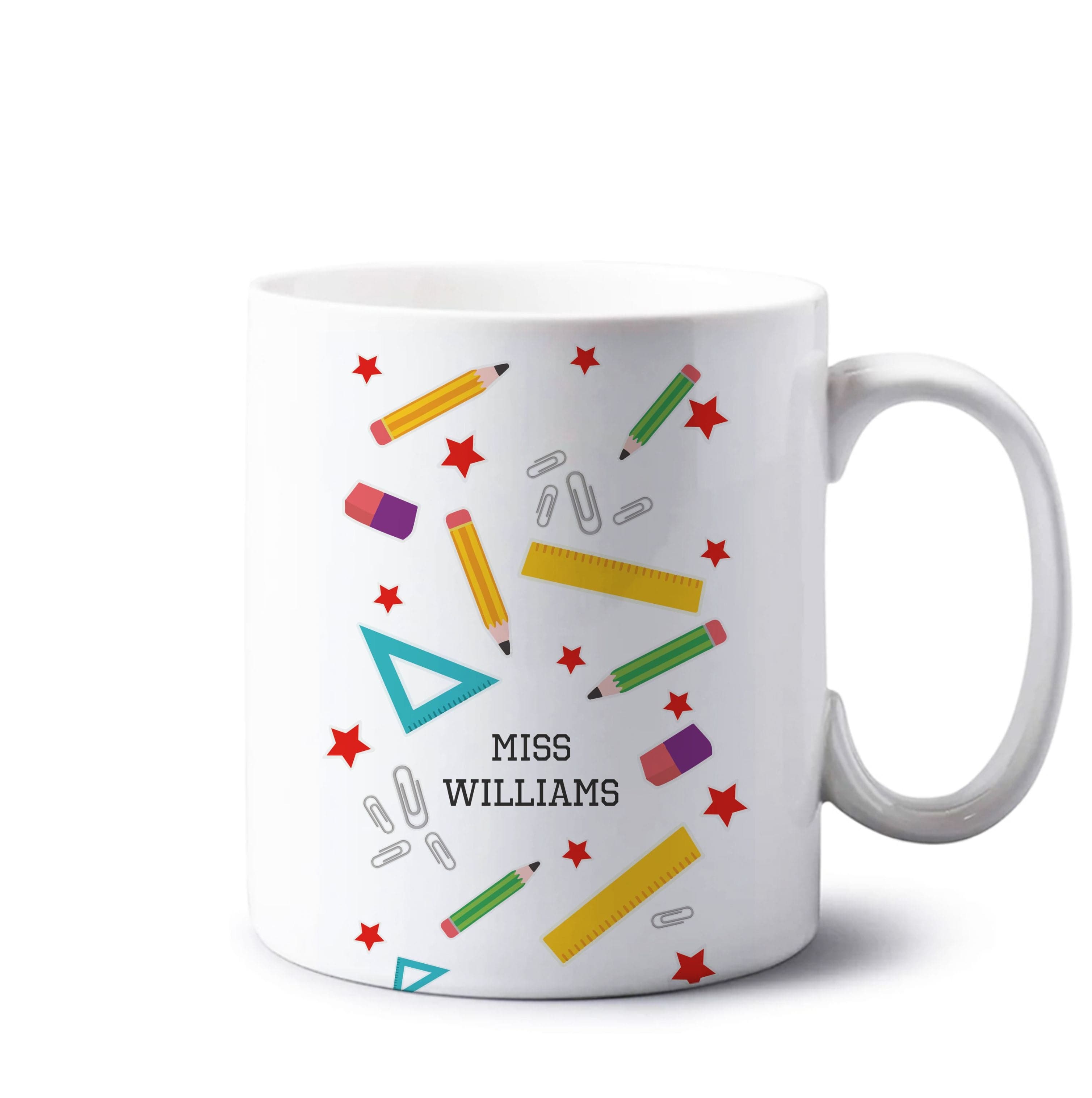 Stars And Stationery - Personalised Teachers Gift Mug