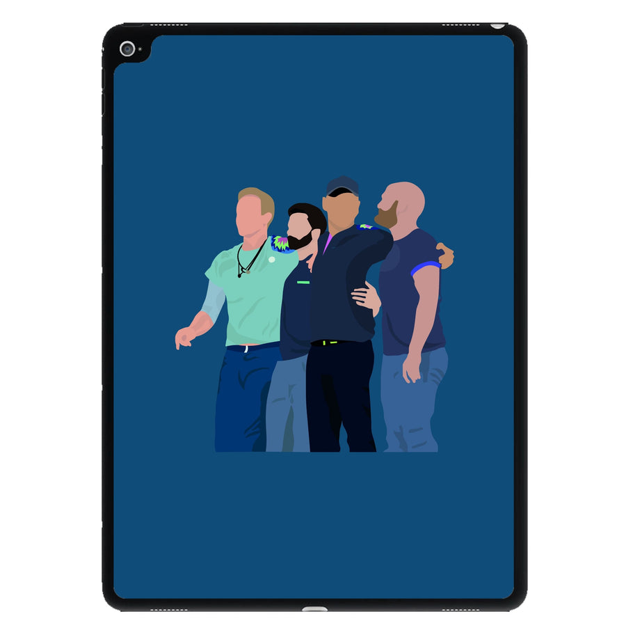 Coldplay Band Blue iPad Case