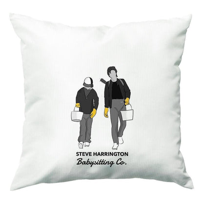 Steve Harrington Babysitting Co Cushion