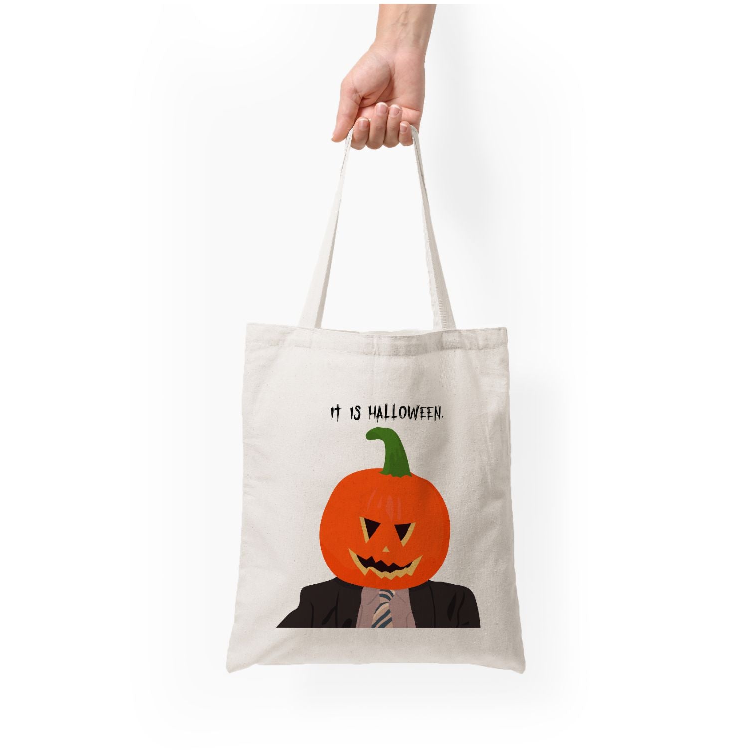 Pumpkin Dwight - Halloween Specials Tote Bag