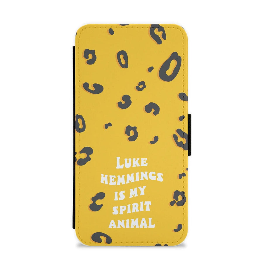 Luke Hemmings Is My Spirit Animal - 5 Seconds Of Summer  Flip / Wallet Phone Case
