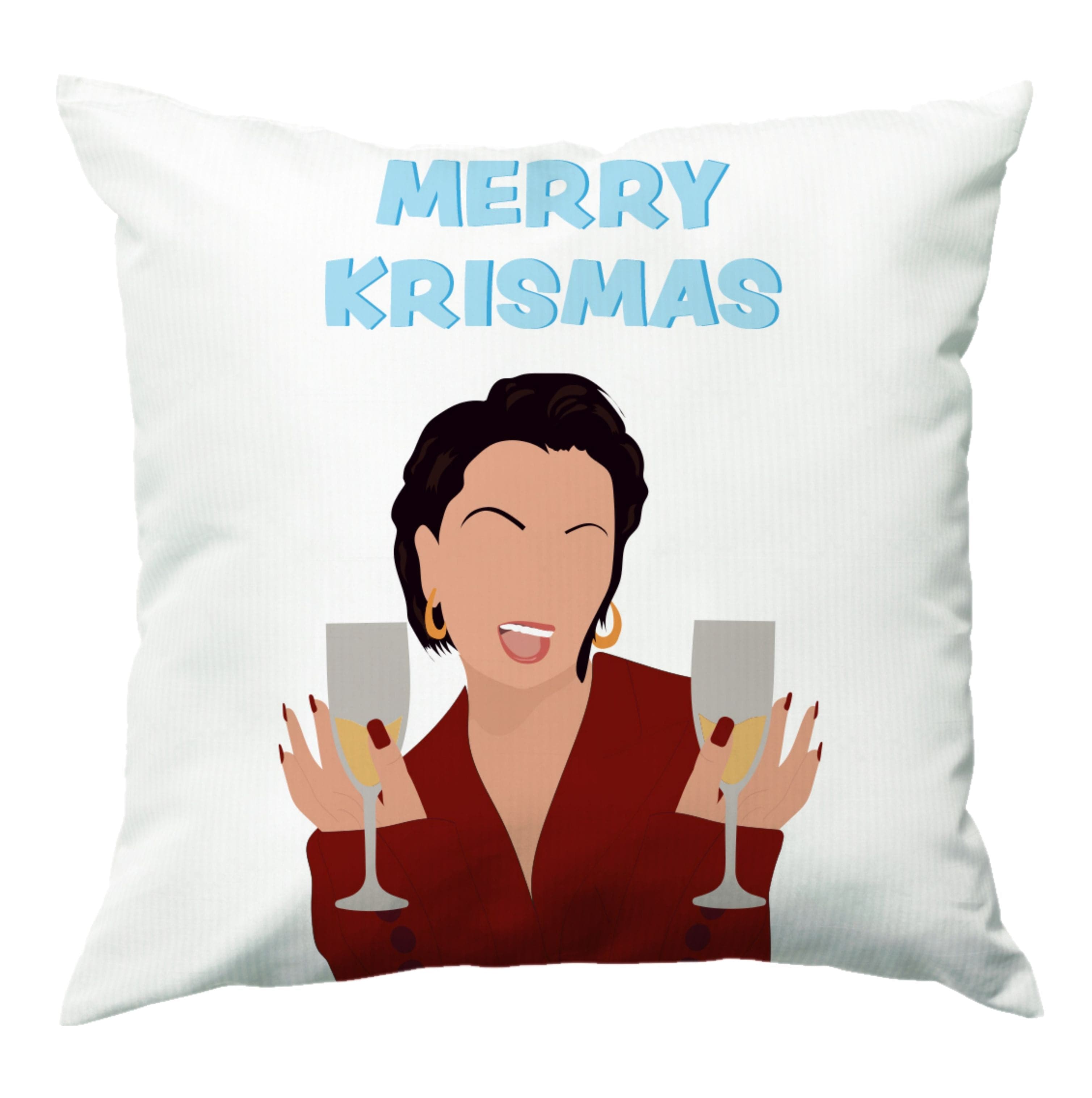 Merry Krismas Christmas Cushion