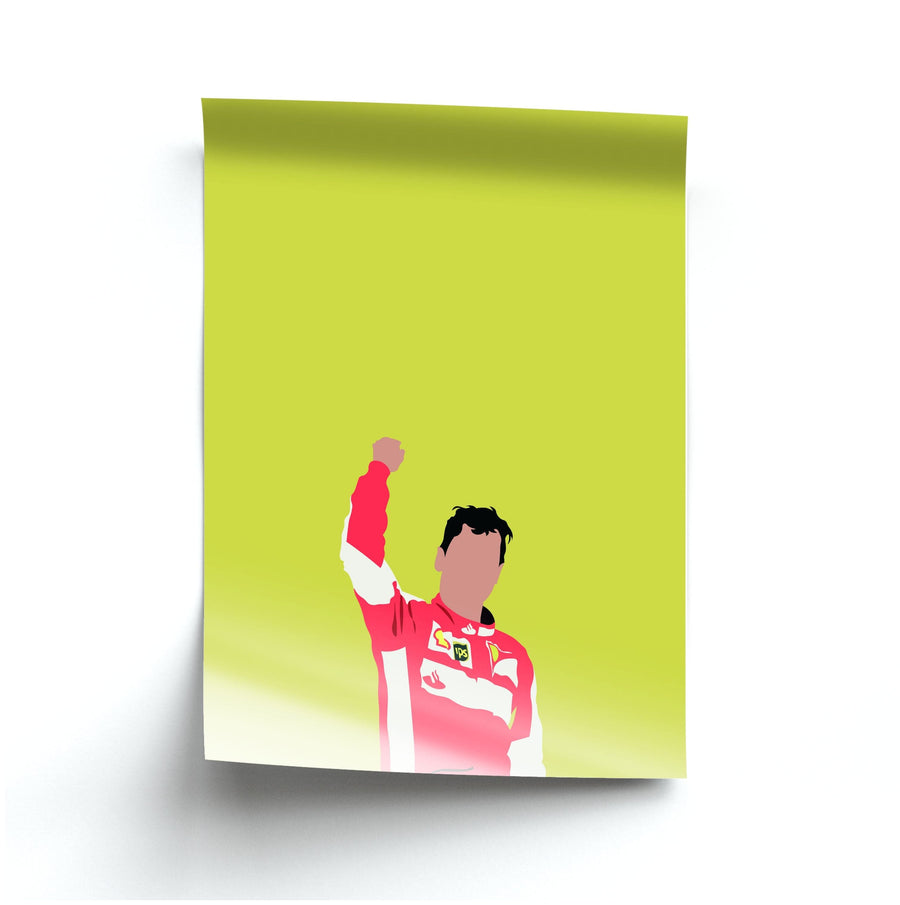 Sebastian Vettel - F1 Poster