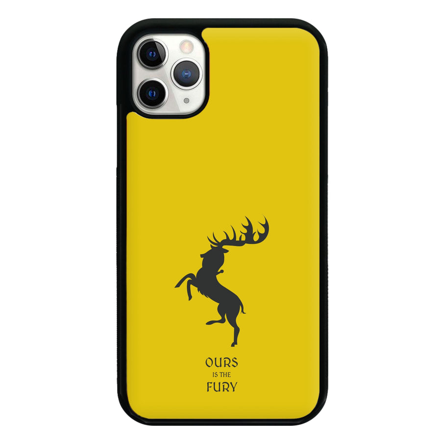Ours Is The Fury - Game Of Thrones Phone Case