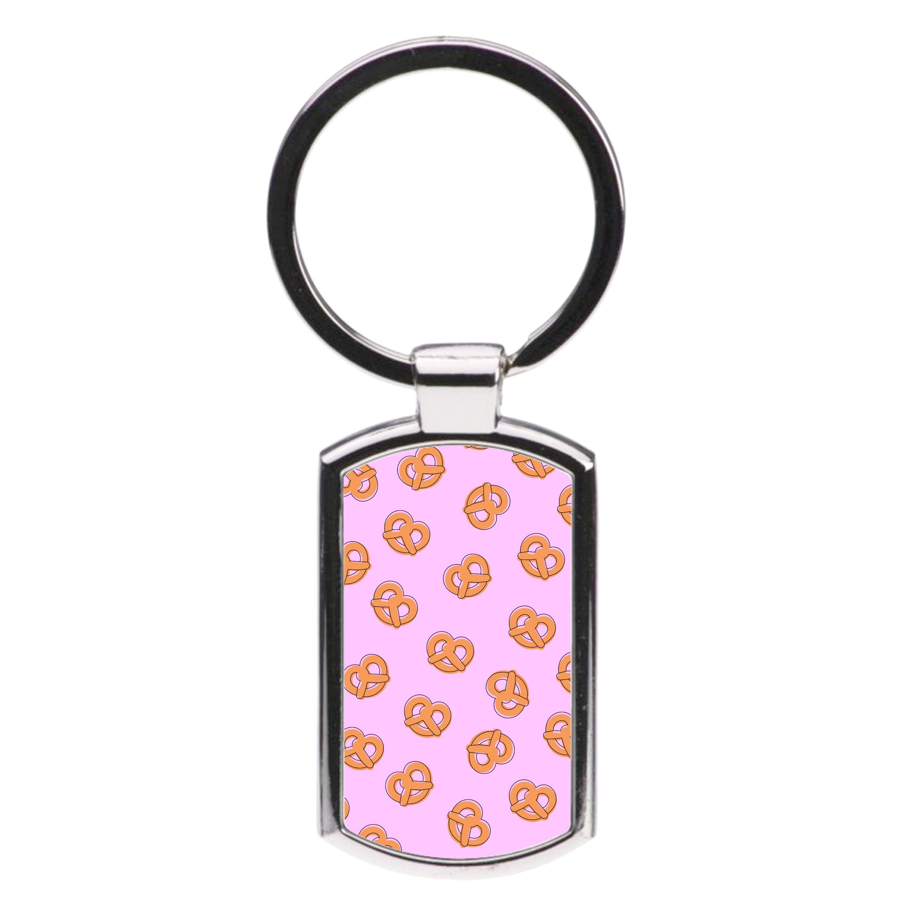 Pretzels - Fast Food Patterns Luxury Keyring