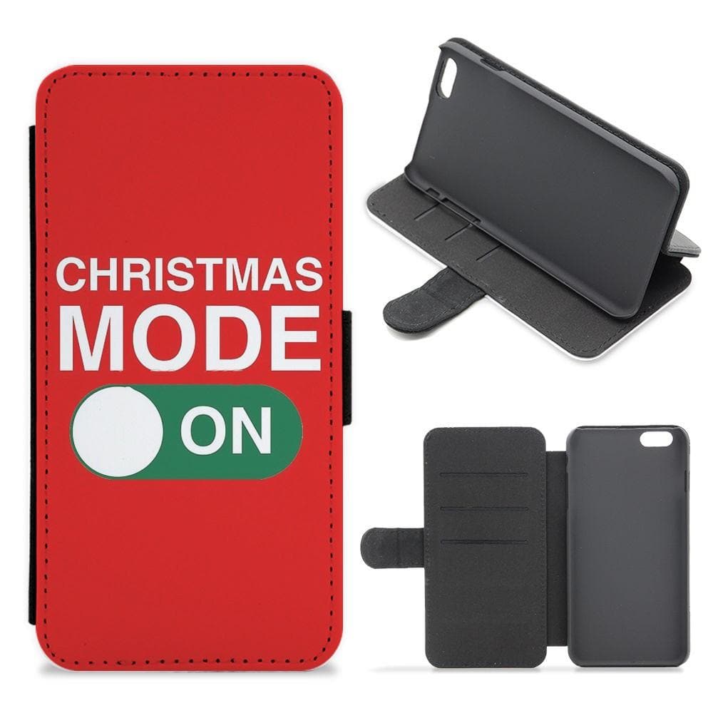 Christmas Mode On Flip Wallet Phone Case