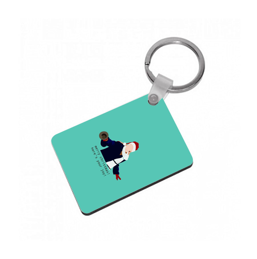 Merry Christmas! Here's Your Joy - Friends Keyring