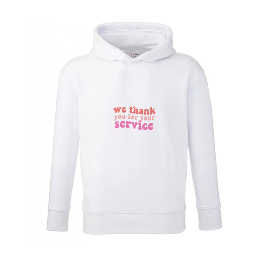 We Thank You For Your Service - Heartstopper Kids Hoodie