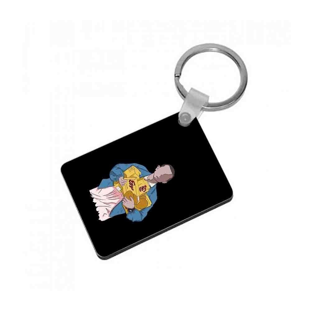 Eleven Faceless Cartoon - Stranger Things Keyring - Fun Cases