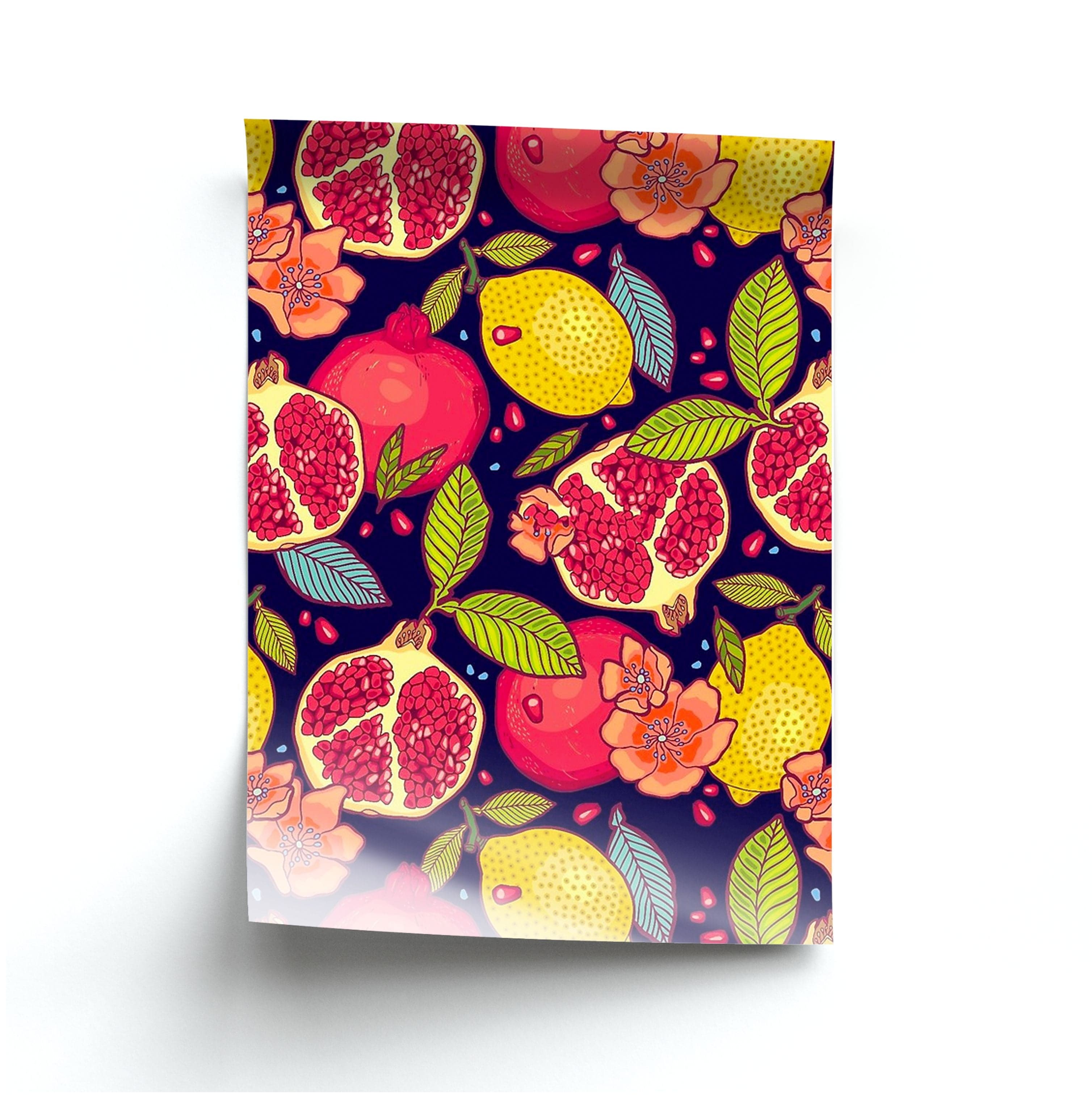 Tropical Garden Pattern Poster