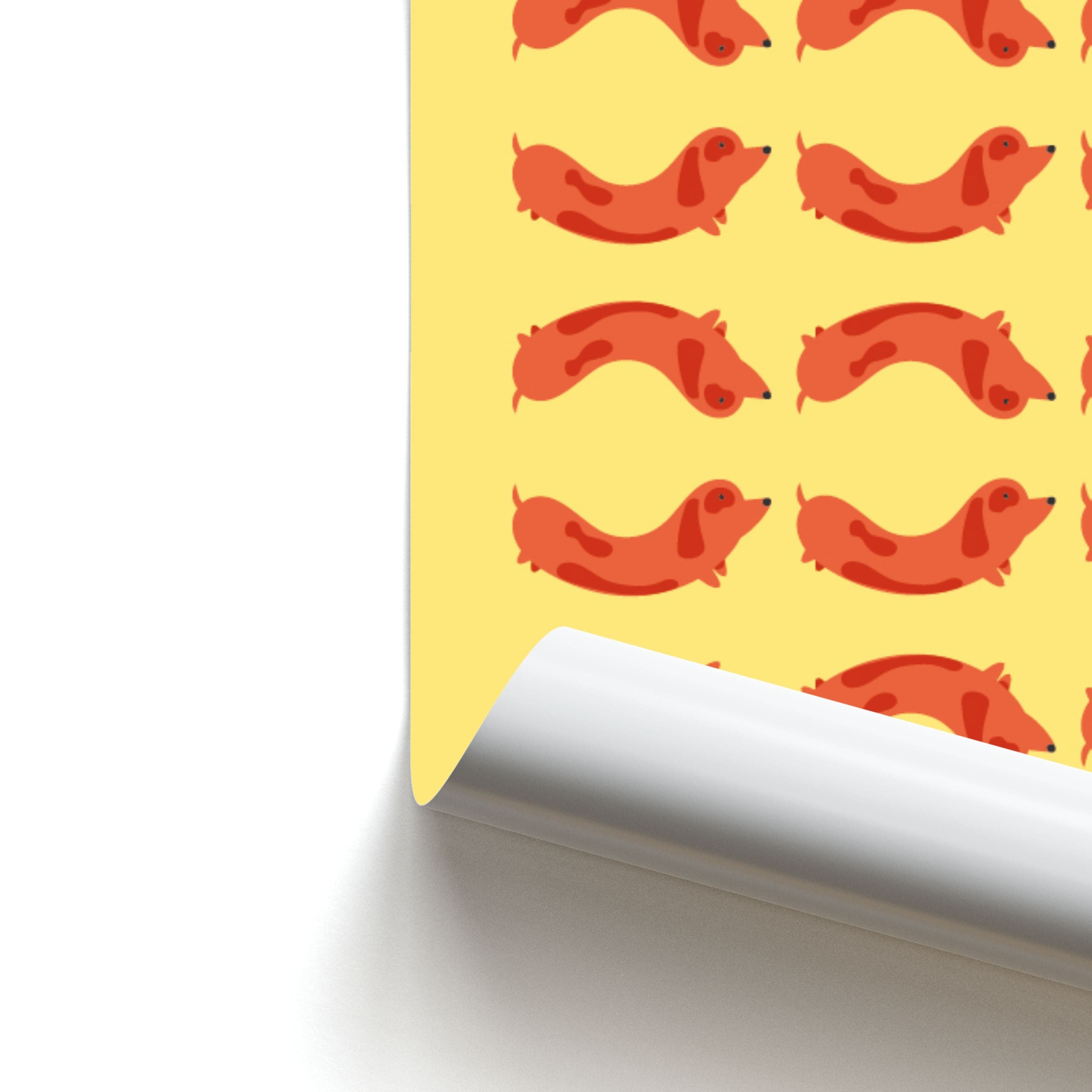 Dachshunds Pattern Poster