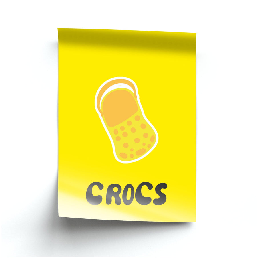 Yellow - Crocs Poster