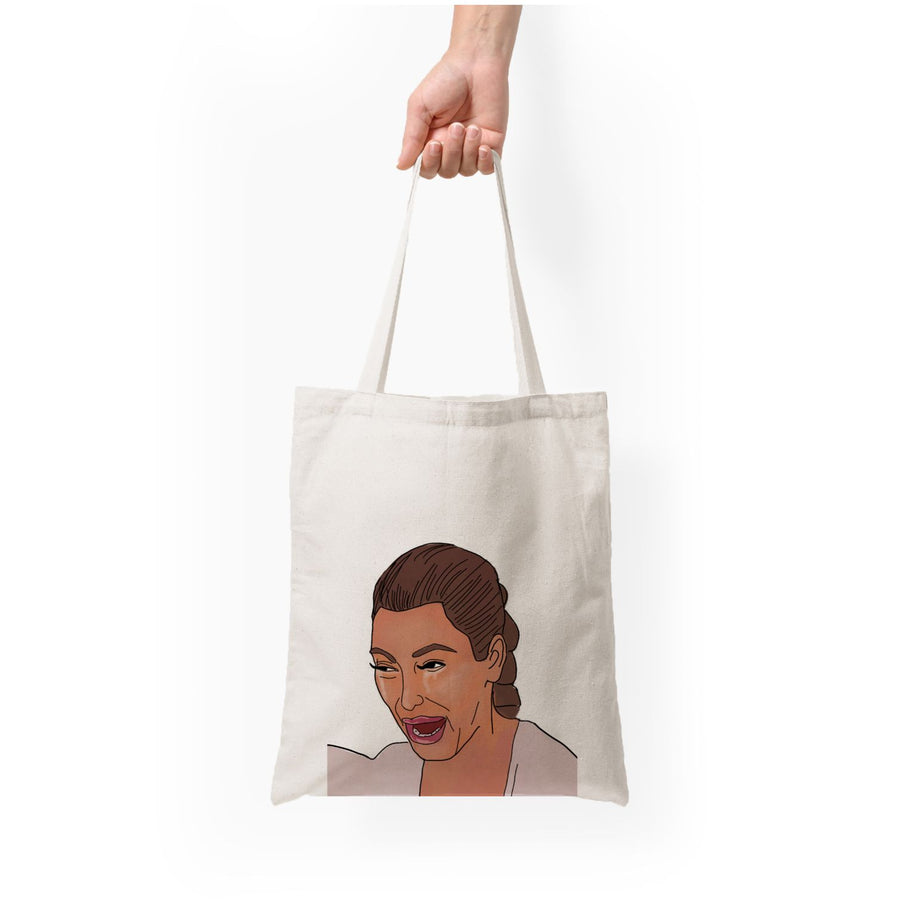 Crying Kim Kardashian Tote Bag