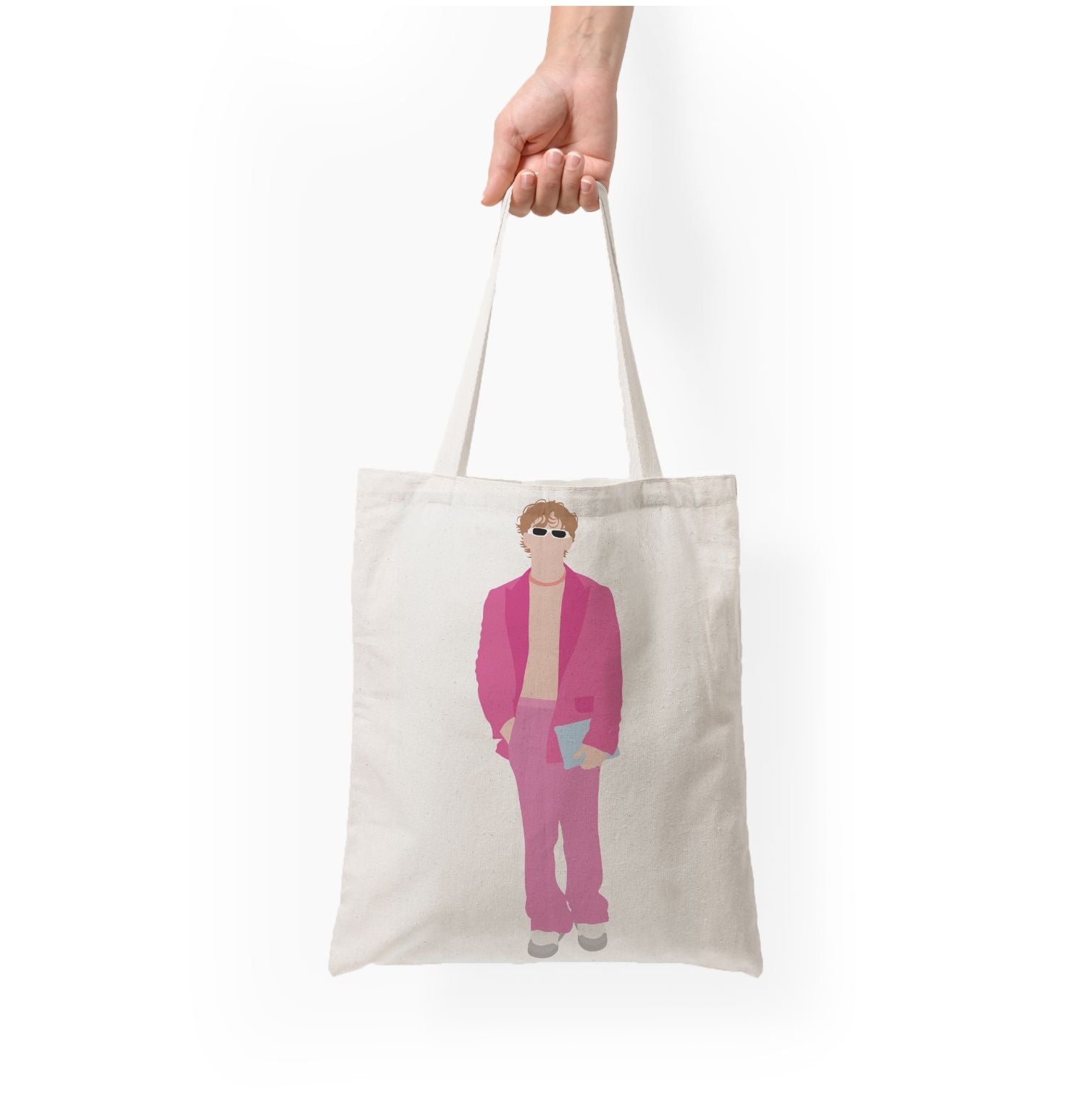 Pink Suit- Vinnie Tote Bag