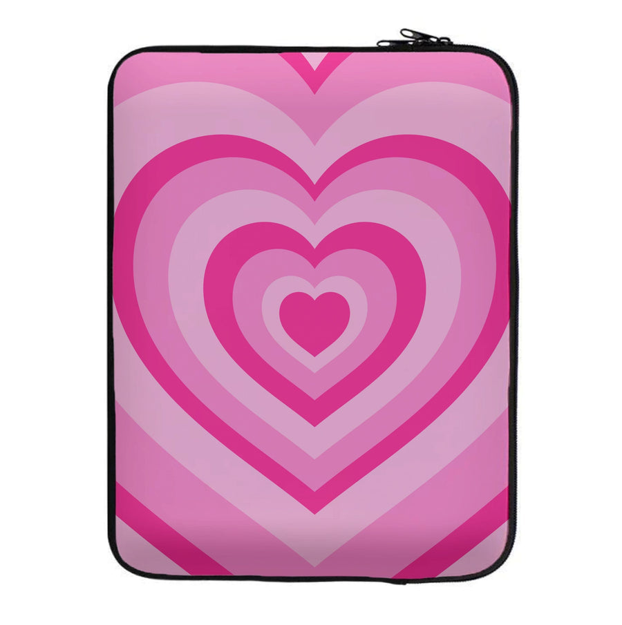 Pink - Colourful Hearts Laptop Sleeve