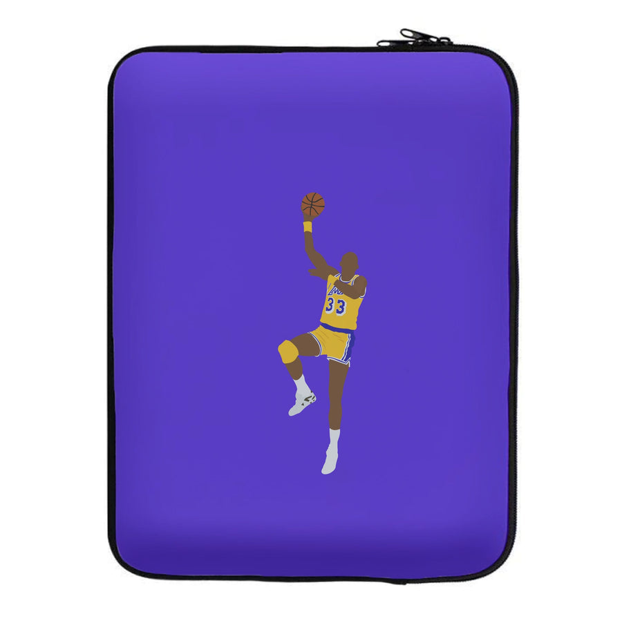 Kareem Abdul-Jabbar - Basketball Laptop Sleeve