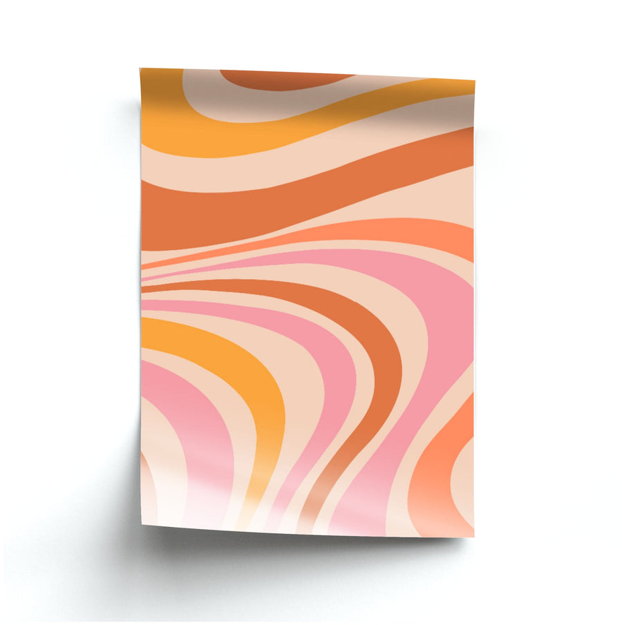 Colourful Abstract Pattern III Poster