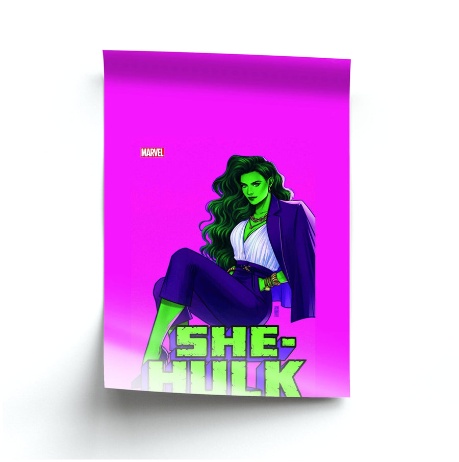 Suited Up - She Hulk Poster