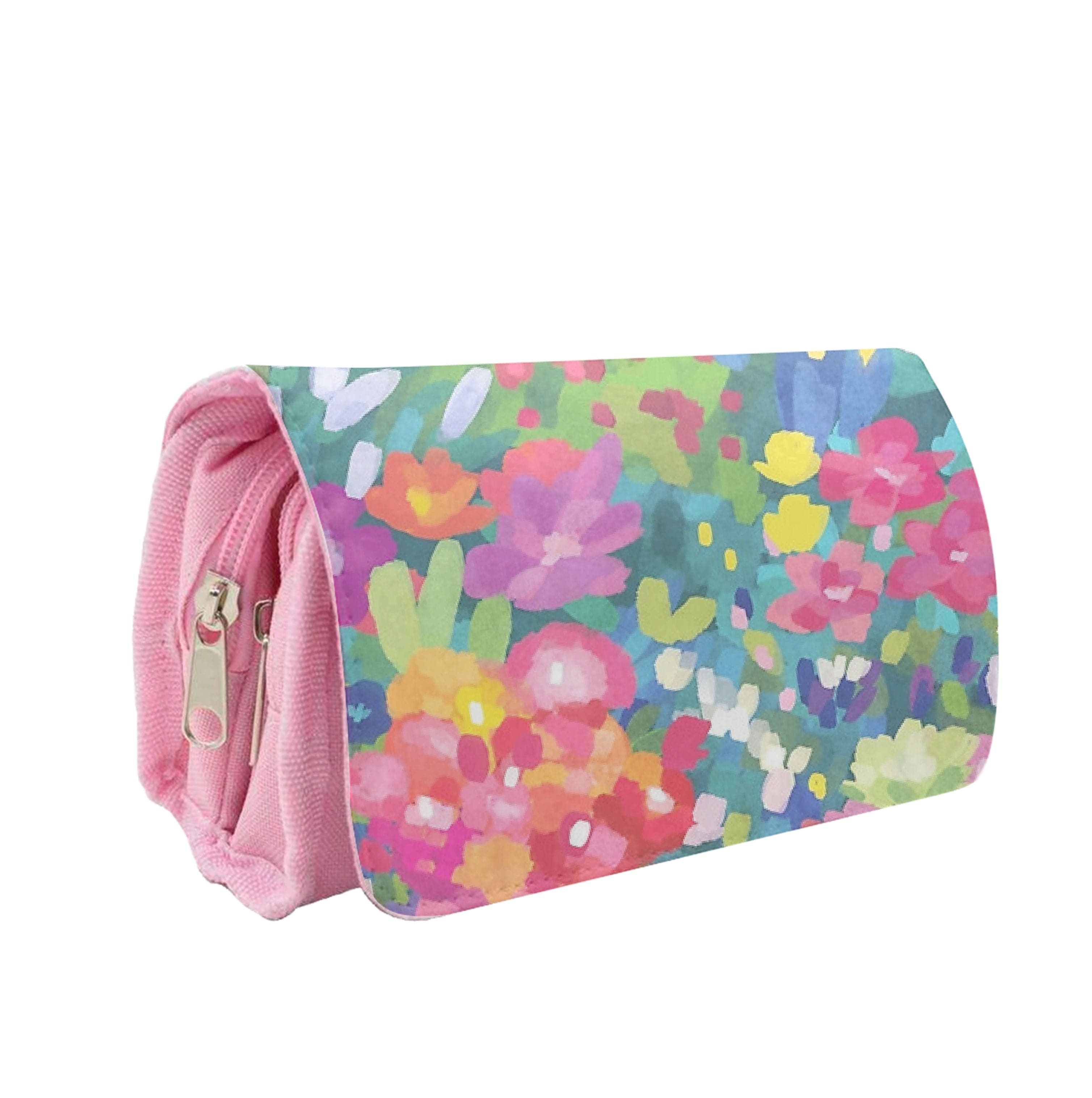 Colourful Floral Pattern Pencil Case