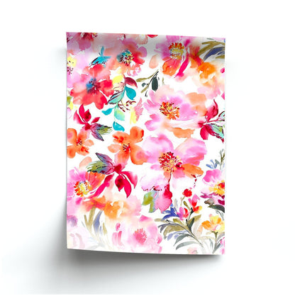 Spring Floral Pattern Poster