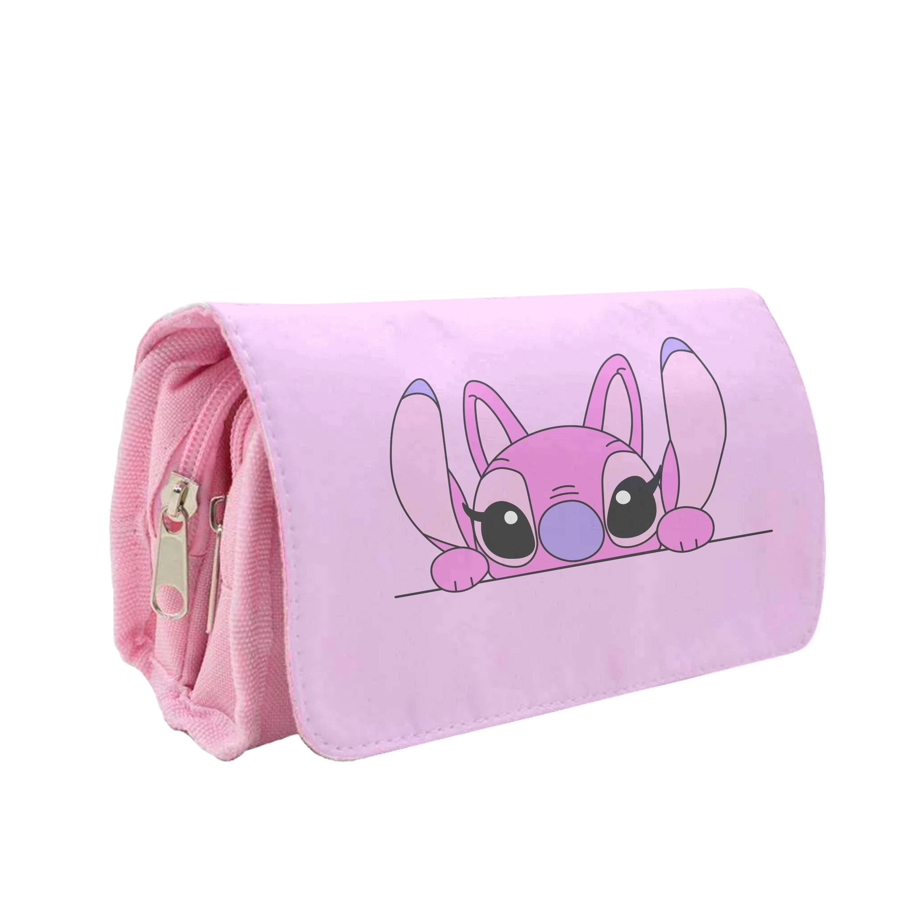 Angel Leaning - Pink Alien Pencil Case