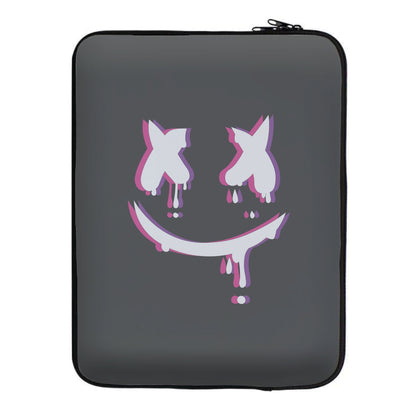 Purple Blur - White Helmet DJ Laptop Sleeve