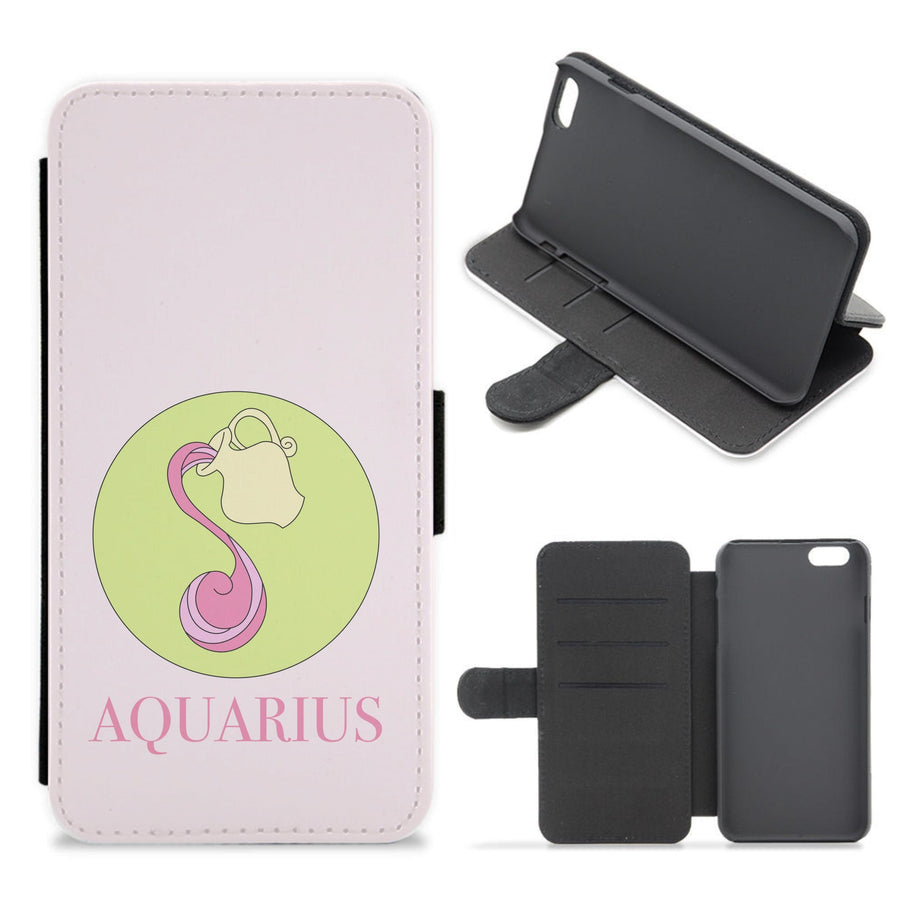 Aquarius - Tarot Cards Flip / Wallet Phone Case
